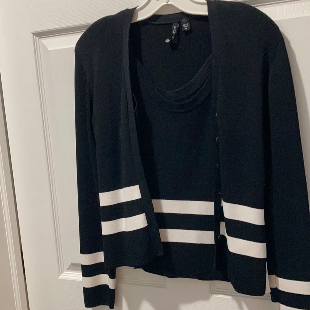 Venini Black and White Women's Sweater